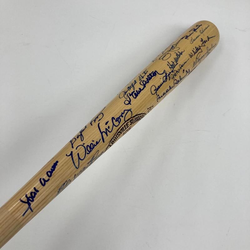 Hall Of Fame Multi Signed Baseball Bat 39 Sigs Sandy Koufax JSA COA - 11