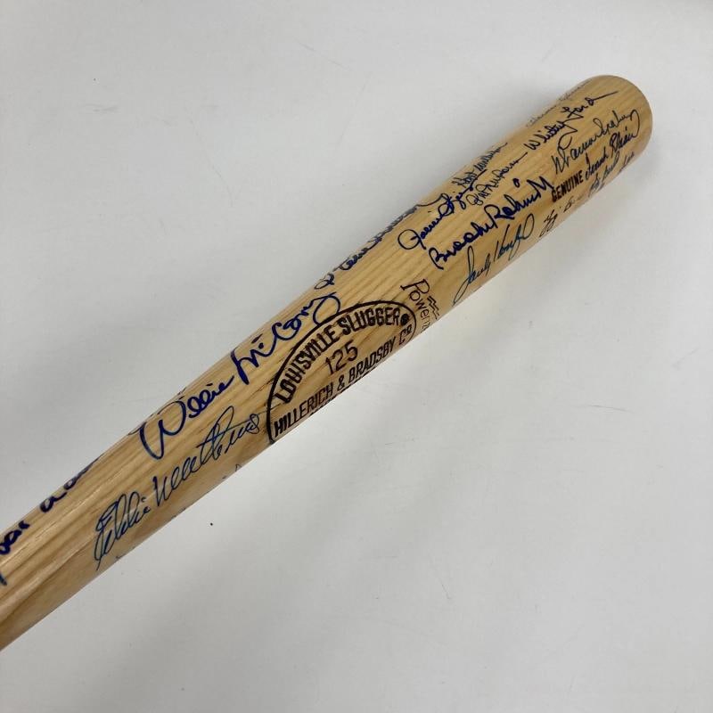 Hall Of Fame Multi Signed Baseball Bat 39 Sigs Sandy Koufax JSA COA - 12
