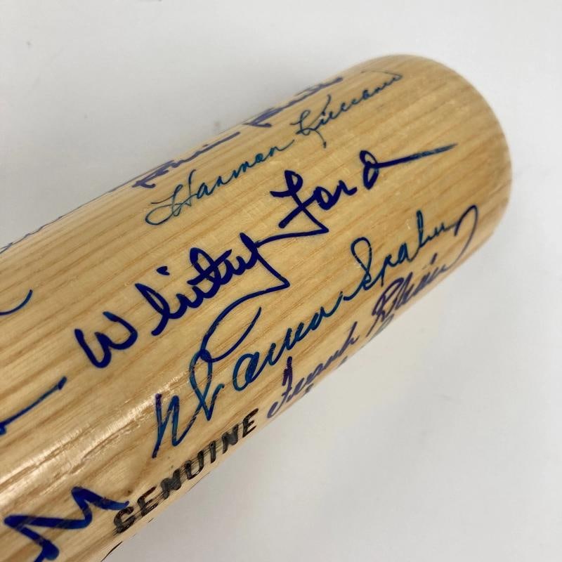 Hall Of Fame Multi Signed Baseball Bat 39 Sigs Sandy Koufax JSA COA - 13