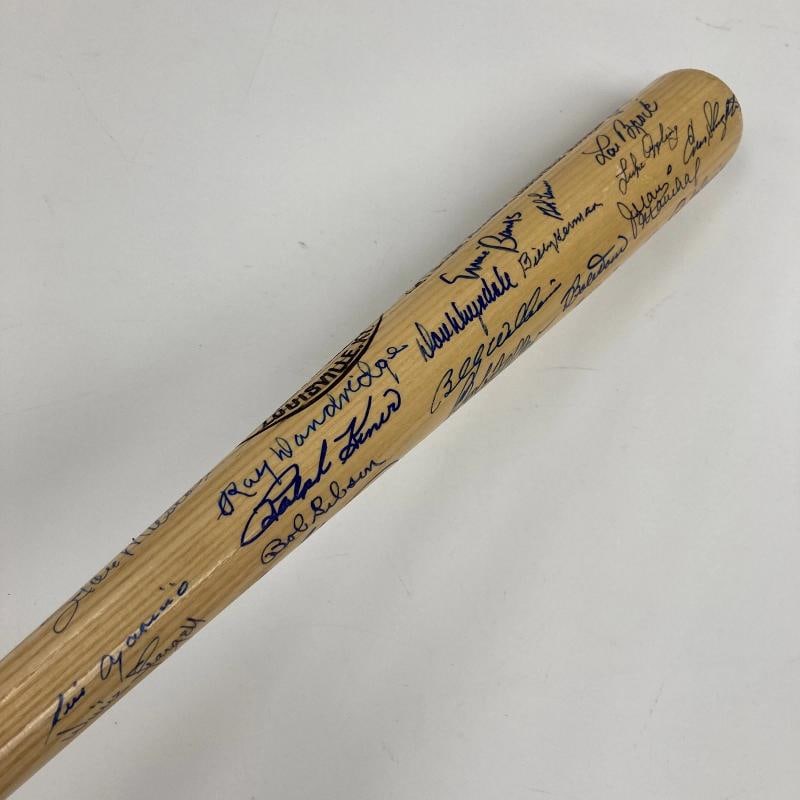 Hall Of Fame Multi Signed Baseball Bat 39 Sigs Sandy Koufax JSA COA - 6