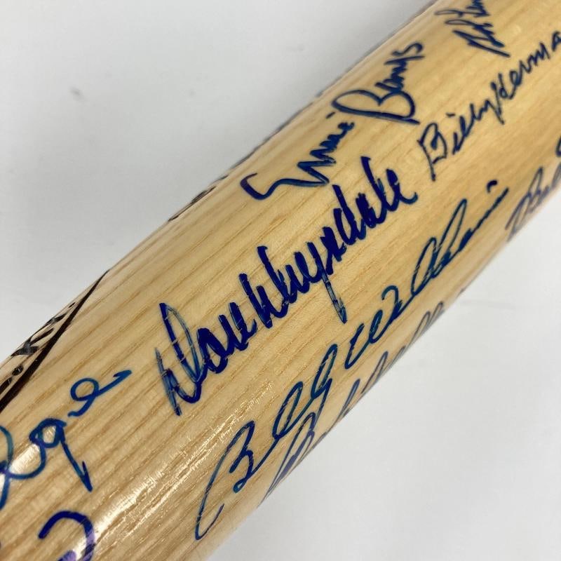 Hall Of Fame Multi Signed Baseball Bat 39 Sigs Sandy Koufax JSA COA - 7
