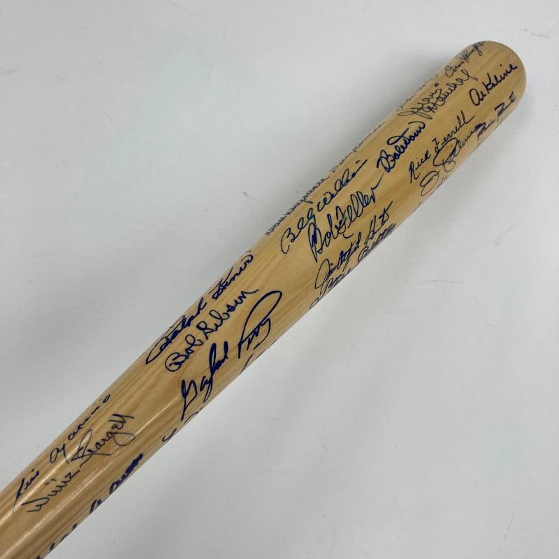 Hall Of Fame Multi Signed Baseball Bat 39 Sigs Sandy Koufax JSA COA - 8
