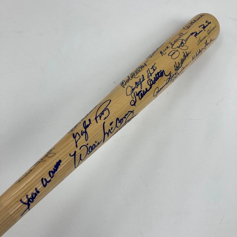 Hall Of Fame Multi Signed Baseball Bat 39 Sigs Sandy Koufax JSA COA - 9
