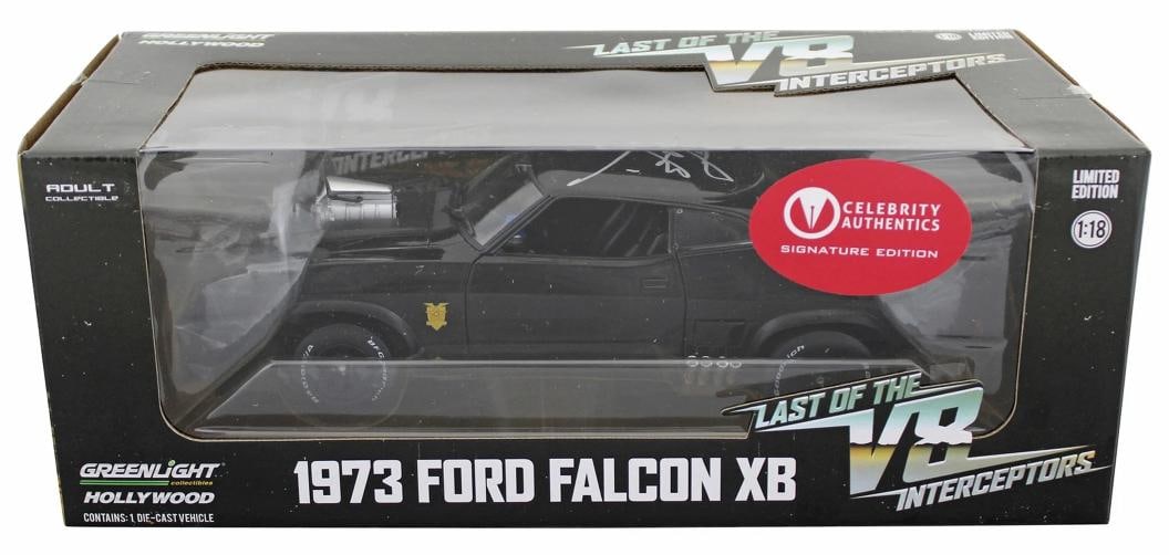 Mel Gibson Mad Max Signed 1:18 Die Cast Metal 1973 Ford Falcon XB Beckett - 2