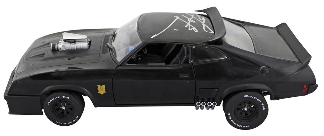 Mel Gibson Mad Max Signed 1:18 Die Cast Metal 1973 Ford Falcon XB Beckett - 8