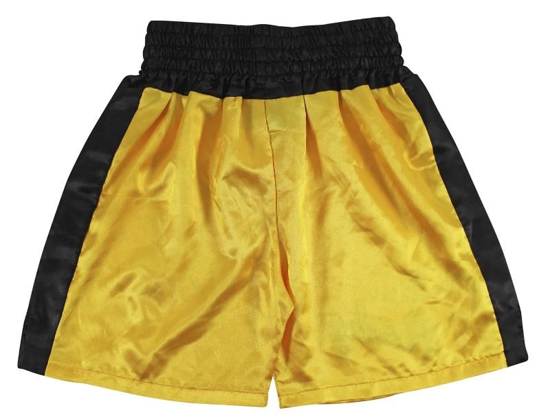 Sylvester Stallone & Talia Shire Signed Yellow Rocky Boxing Trunks Beckett - 5