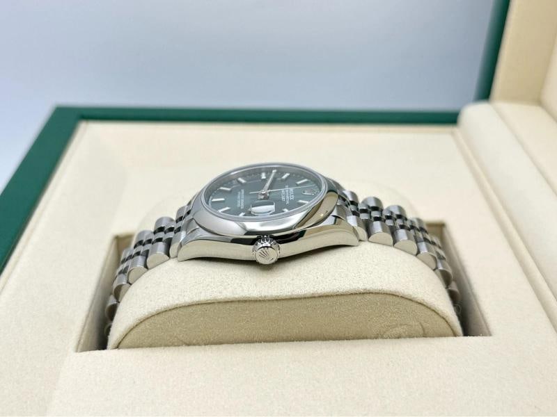 NEW 2026 Rolex Datejust 31 Midsize 278240 Mint Green Dial Steel Box Paper - 4