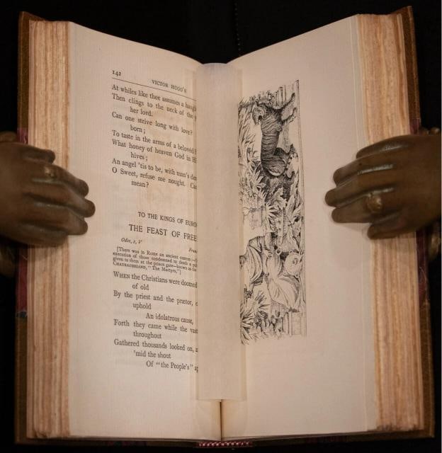 1893 The Works of Victor Hugo Les Miserables Limited Edition Fine Leather Bound - 8