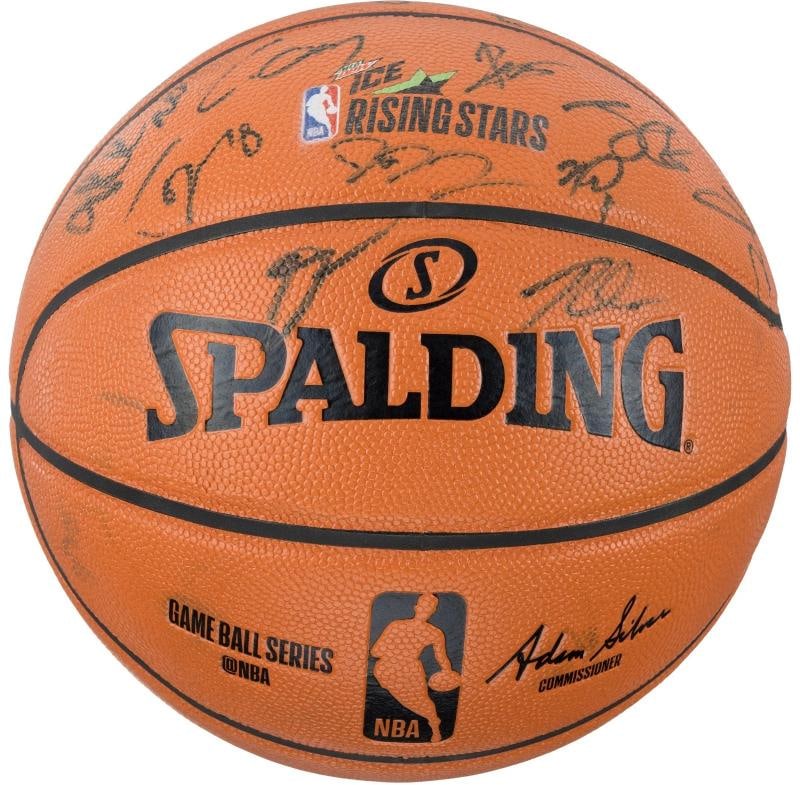 2019 NBA Rising Stars Signed Basketball Shai Gilgeous-Alexander Luka Doncic Beckett - 4