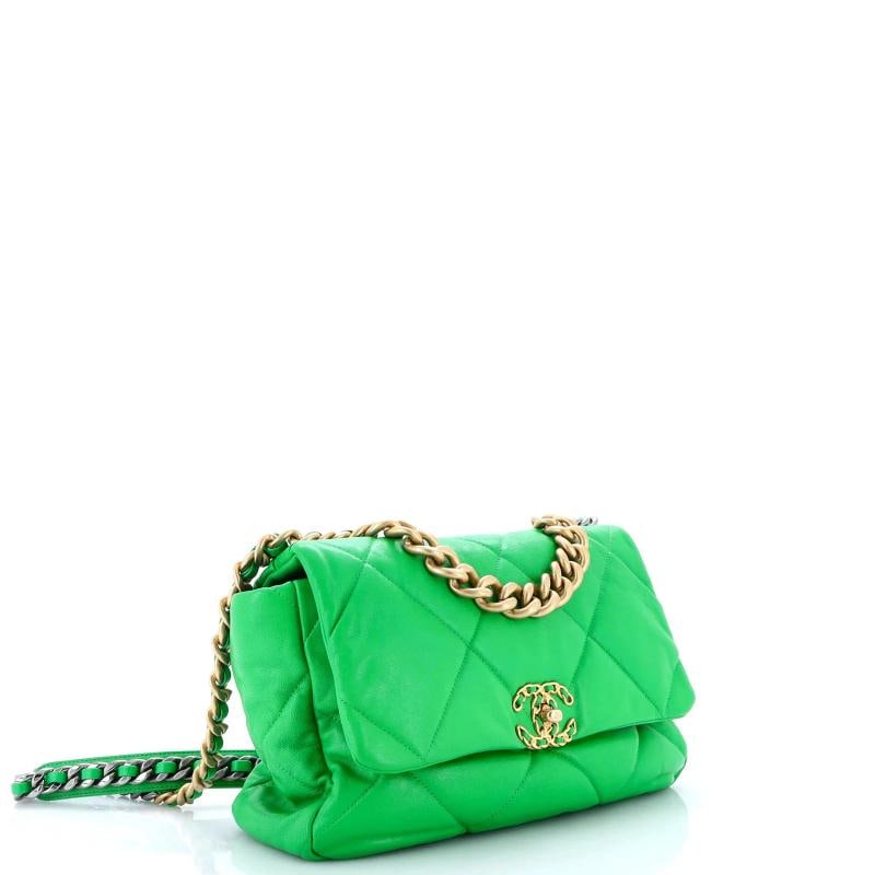 Chanel 19 Flap Bag Quilted Leather Large - 2