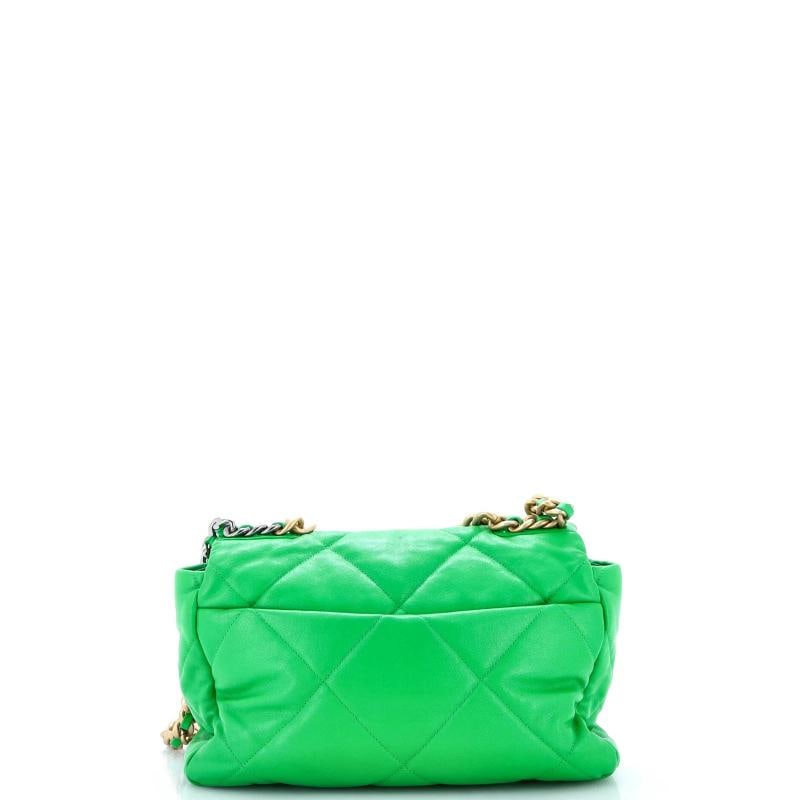Chanel 19 Flap Bag Quilted Leather Large - 3