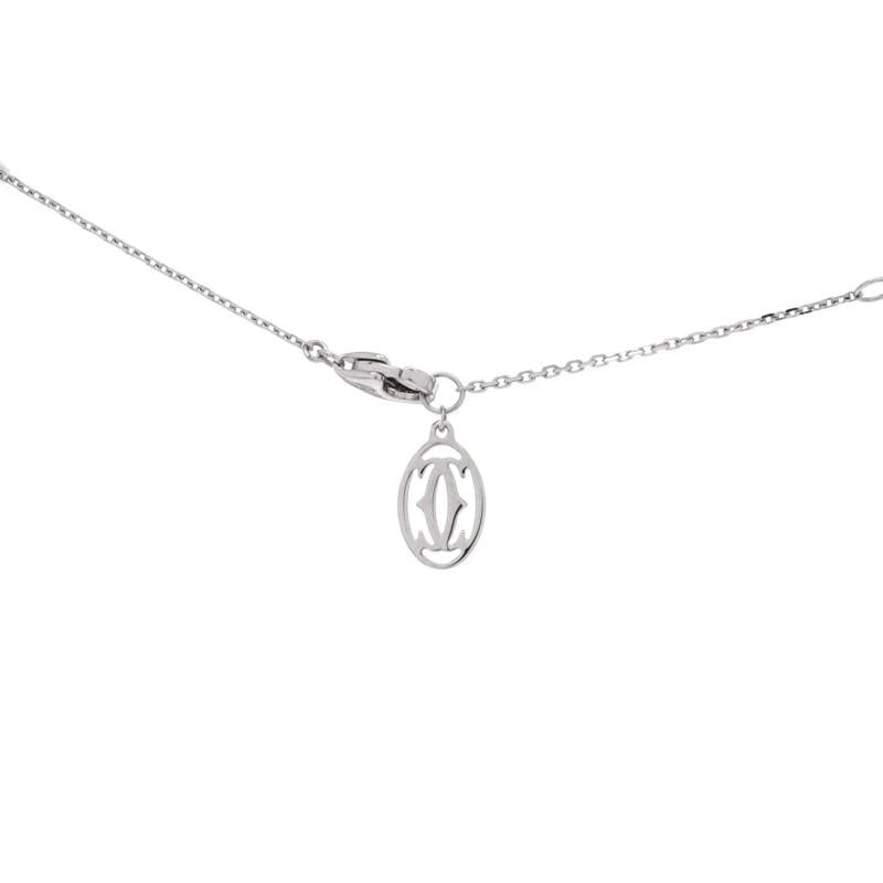 Cartier Cartier D'Amour Pendant Necklace 18K White Gold with Pave Diamonds - 3