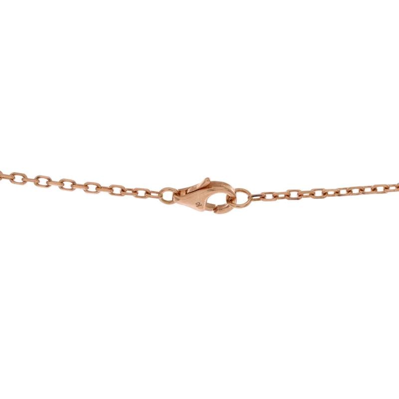 Cartier Trinity Pendant Necklace 18K Rose Gold with Pave Pink Sapphires - 4