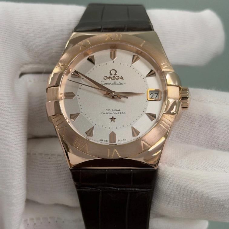 Omega Constellation Limited Edition 123.53.38.21.02.001 18k Sedna Gold Box Paper - 6