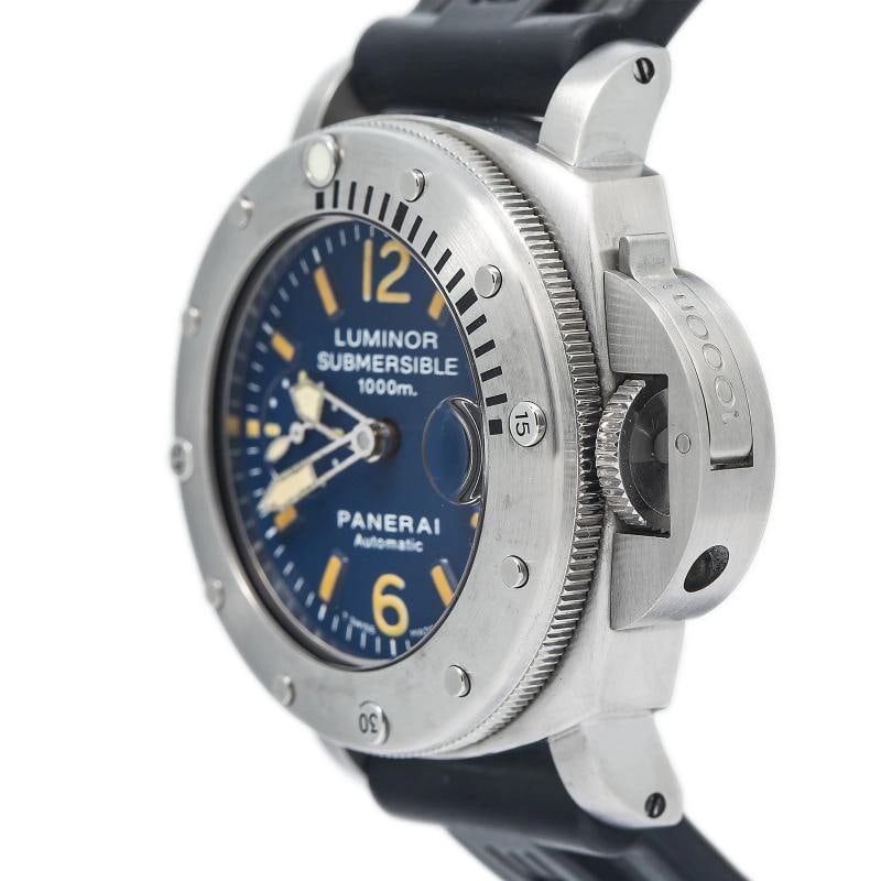 Panerai Luminor Submersible La Bamba PAM00087 Complete Blue Dial Men 44mm BOX/PAPERS - 3