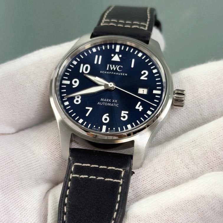 2025 IWC Pilots Watch Mark XX IW328203 Blue Dial Stainless Steel Box Papers - 3