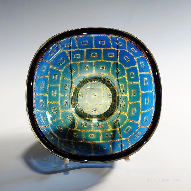 Ravenna Bowl by Sven Palmquist for Orrefors, Sweden 1950s - 6