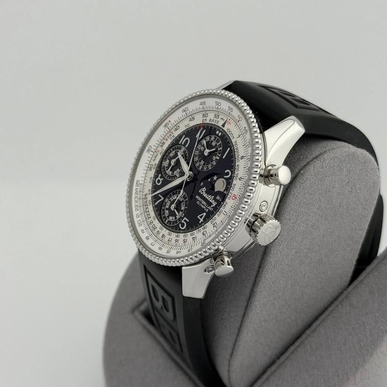 Breitling Montbrillant Olympus A19350 42mm Black Dial Moonphase Stainless Steel - 3