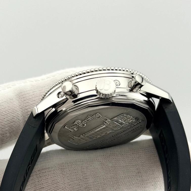 Breitling Montbrillant Olympus A19350 42mm Black Dial Moonphase Stainless Steel - 7