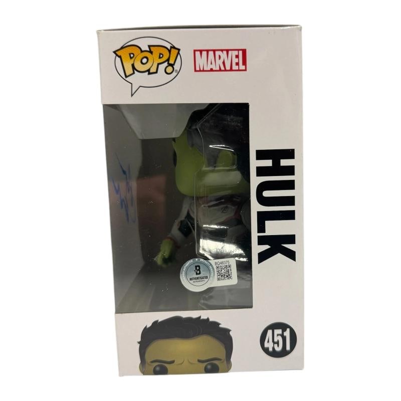 Mark Ruffalo Signed Autograph Avengers Funko Pop 451 Beckett BAS Hulk Marvel - 2