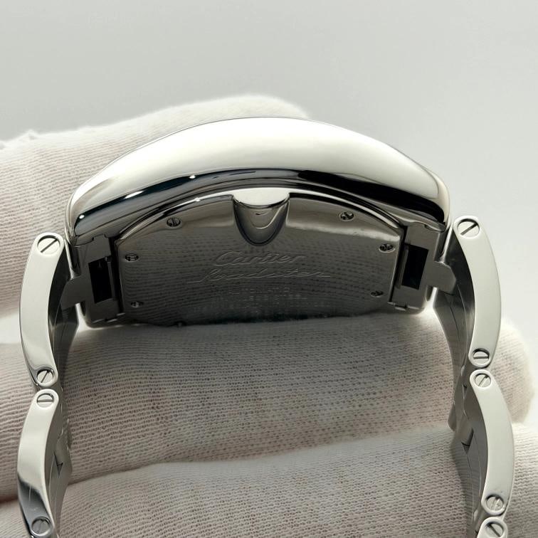 Cartier Roadster XL Chronograph W62019X6 2618 43mm Silver Dial Steel Box Paper - 7