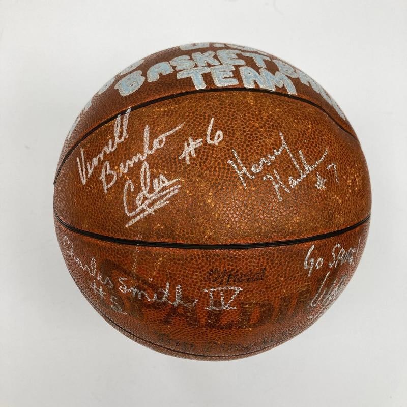 1988 Team USA Olympics Signed Basketball David Robinson JSA COA RARE - 4