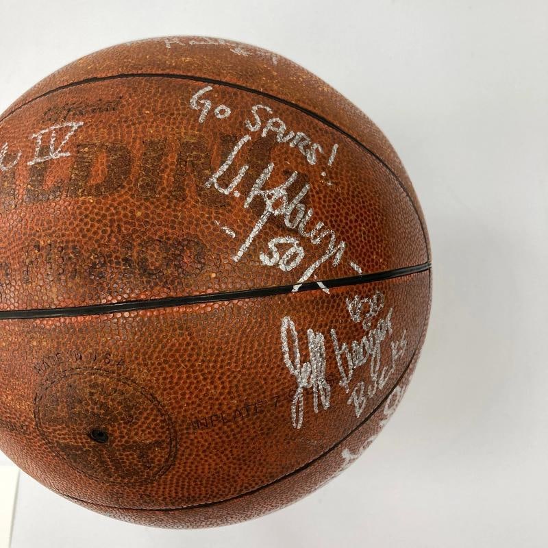 1988 Team USA Olympics Signed Basketball David Robinson JSA COA RARE - 6