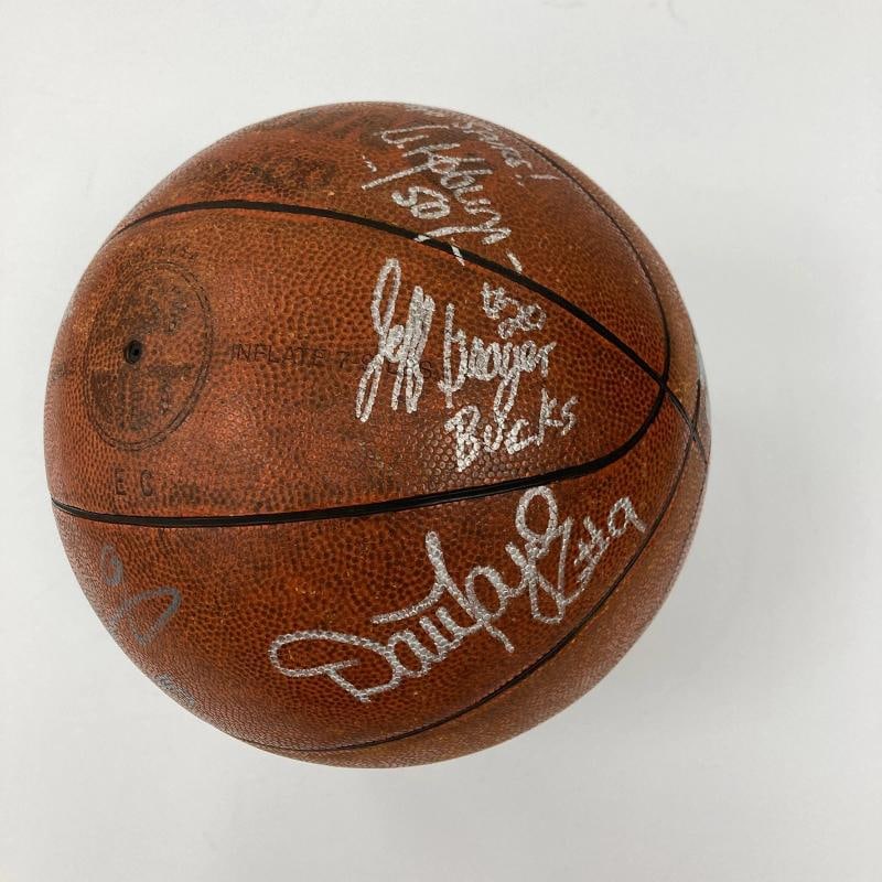 1988 Team USA Olympics Signed Basketball David Robinson JSA COA RARE - 7