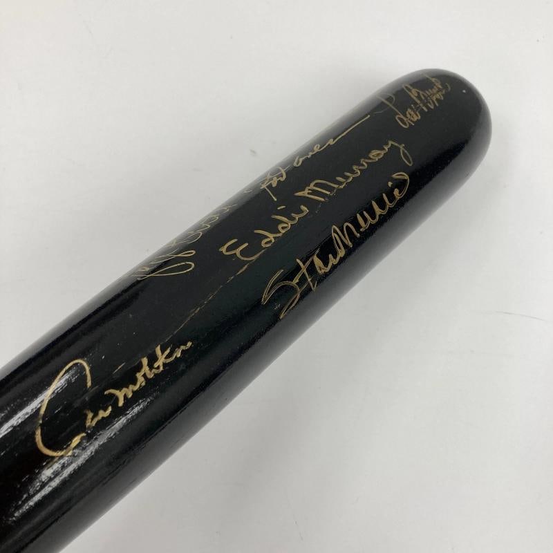 3,000 Hit Club Multi Signed Baseball Bat 11 Signatures Willie Mays JSA COA - 10