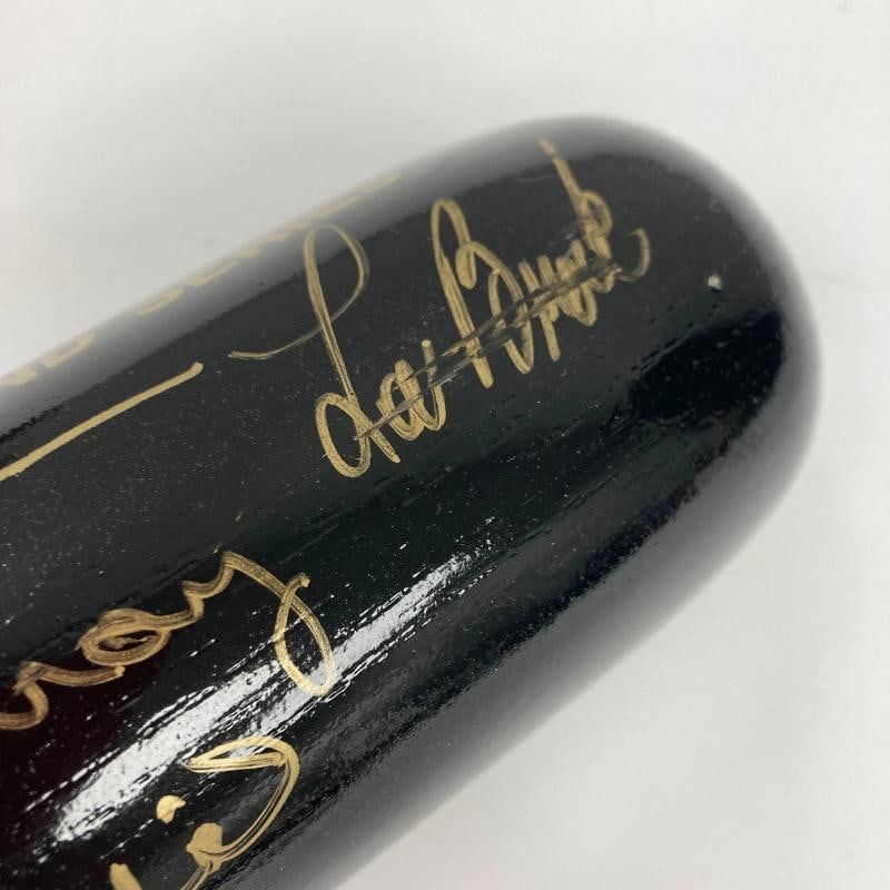 3,000 Hit Club Multi Signed Baseball Bat 11 Signatures Willie Mays JSA COA - 12