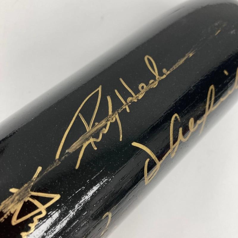 3,000 Hit Club Multi Signed Baseball Bat 11 Signatures Willie Mays JSA COA - 4