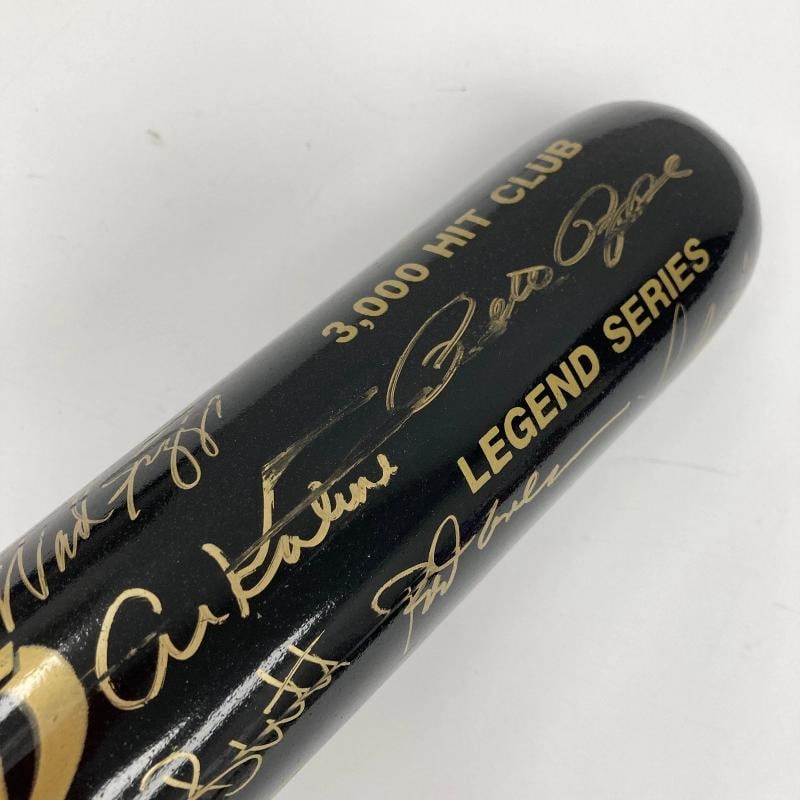 3,000 Hit Club Multi Signed Baseball Bat 11 Signatures Willie Mays JSA COA - 8