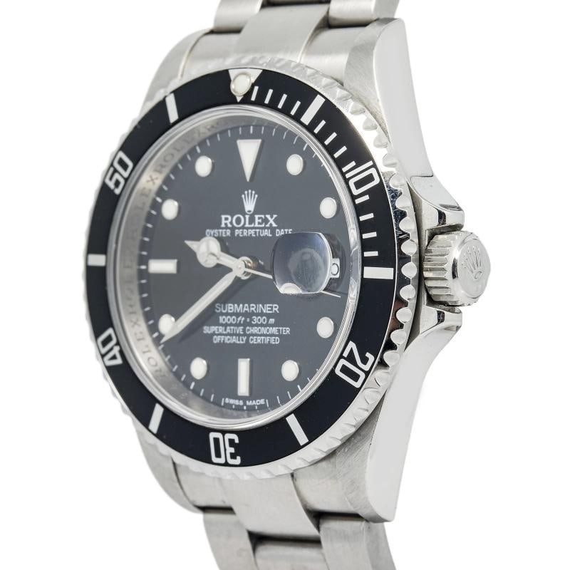 Rolex Submariner 16610 2012 Complete Rehaut Scrambled Stainless Black Dial 40mm - 3