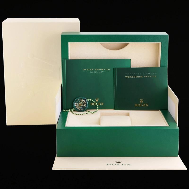 2014 MINT Rolex 116233 DateJust Jubilee 36mm Two Tone Gold Champagne Watch Box - 7
