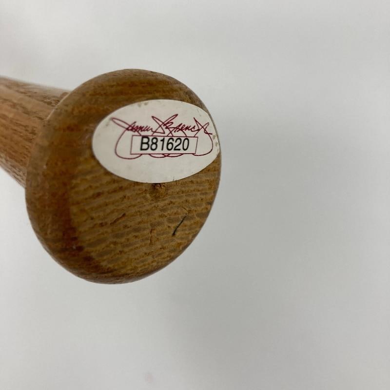 Mickey Mantle & Willie Mays Signed 1973 Willie Mays Night Mini Baseball Bat JSA - 8