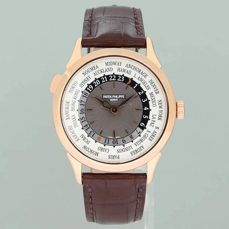 MINT Patek Philippe 5230R Rose Gold World Time Leather Band Watch Box - 2
