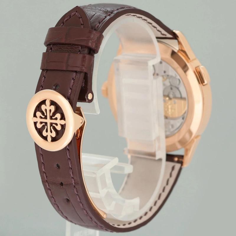 MINT Patek Philippe 5230R Rose Gold World Time Leather Band Watch Box - 6