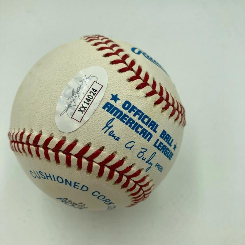Beautiful Joe Dimaggio Signed Autographed American League Baseball With JSA COA - 2