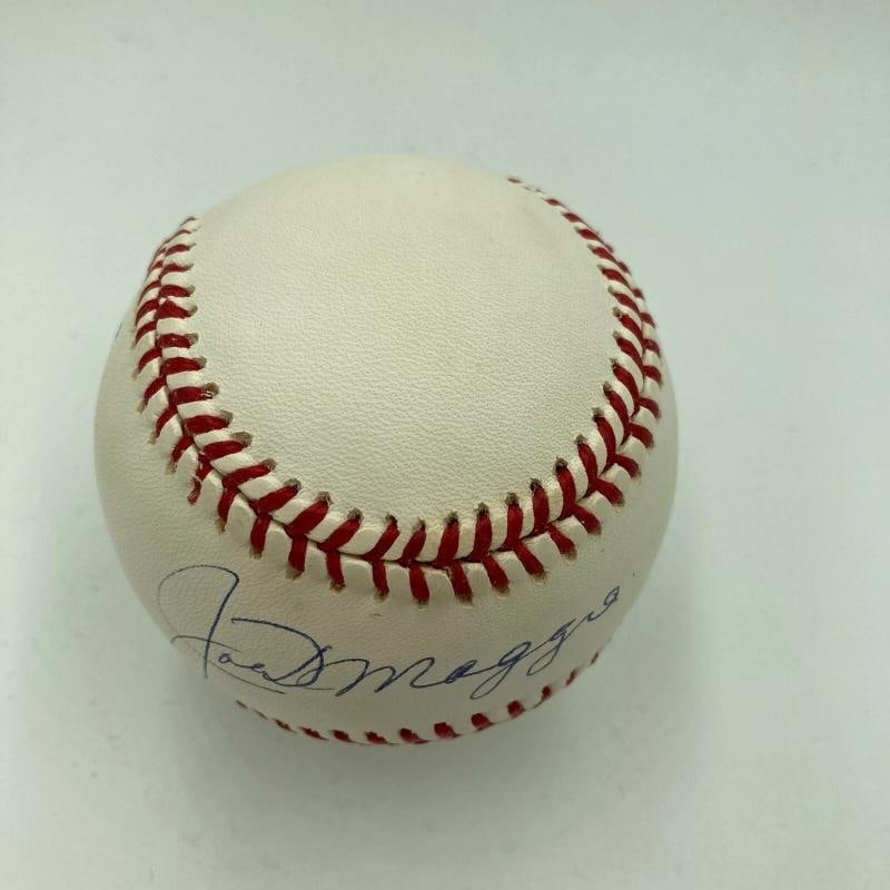 Beautiful Joe Dimaggio Signed Autographed American League Baseball With JSA COA - 5