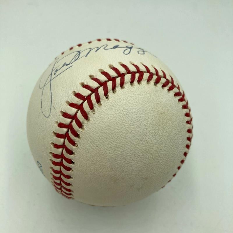Beautiful Joe Dimaggio Signed Autographed American League Baseball With JSA COA - 6