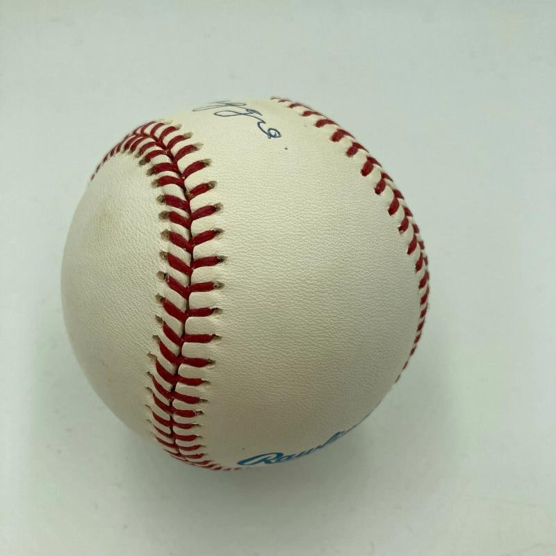 Beautiful Joe Dimaggio Signed Autographed American League Baseball With JSA COA - 7