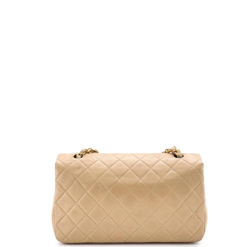 Chanel Vintage Full Flap Bag Quilted Lambskin Medium - 3