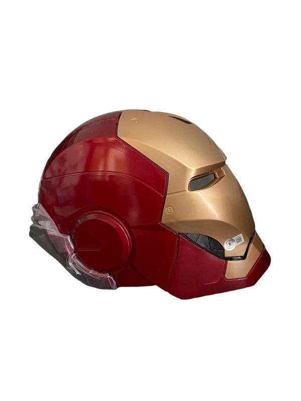 ROBERT DOWNEY JR SIGNED AUTOGRAPH LEGENDS IRON MAN HELMET BAS MARVEL AVENGERS - 3
