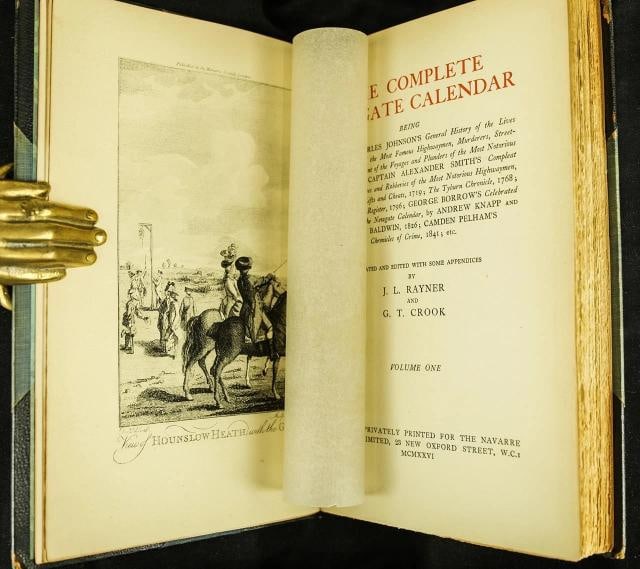 J L Rayner, G T Crook / The Complete Newgate Calendar Limited Edition 1926 - 10