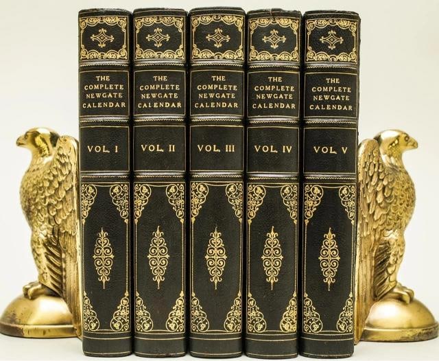 J L Rayner, G T Crook / The Complete Newgate Calendar Limited Edition 1926: Author: J. L. Rayner and G. T. Crook, Editors,Country of Origin: United States of America,Publisher: Navarre Society Limited,Year Printed: 1926,Binding: Hardcover,Subject: Illustrated The Complete