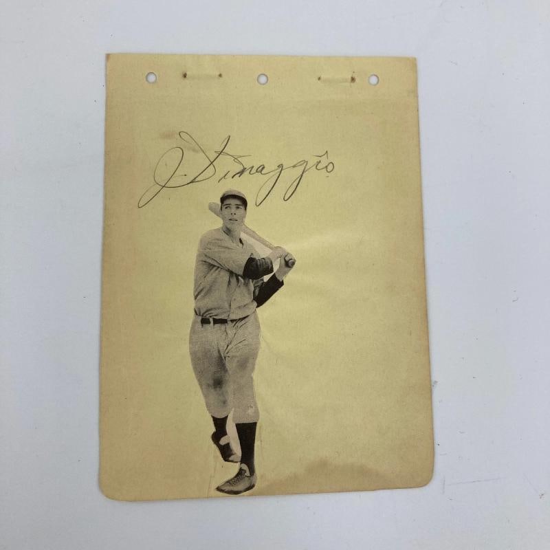 Joe Dimaggio 1930's Rookie Era Signed Album Page JSA COA: Sport: Baseball,Player: Joe DiMaggio,Signed: Yes,Original/Reprint: Original,Autograph Authentication: James Spence Authentication (JSA),Product: Photo,Country of Origin: United States