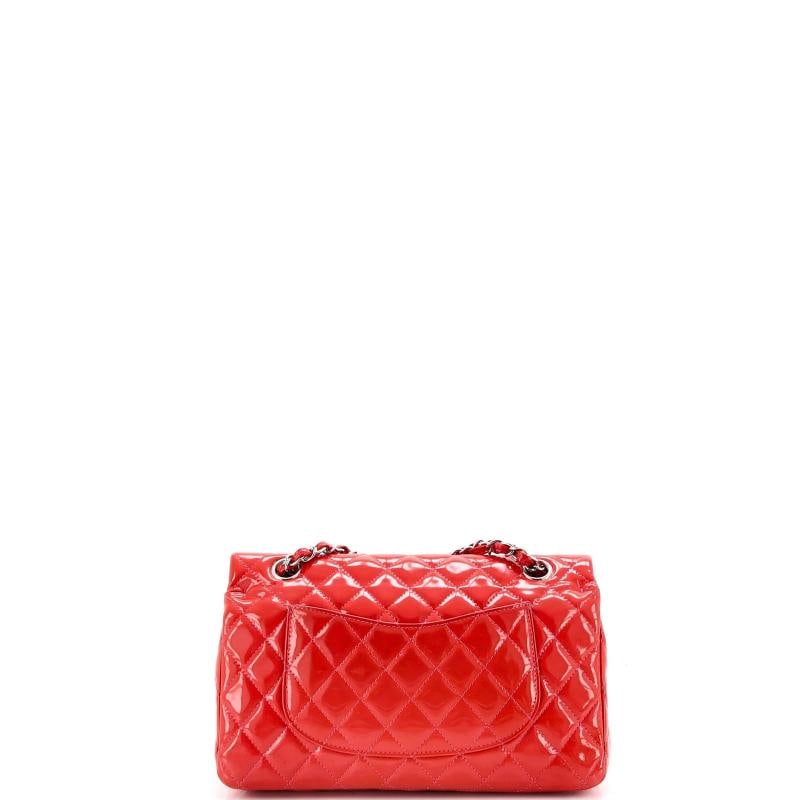 Chanel Classic Double Flap Bag Quilted Patent Medium - 3