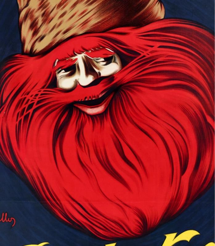Orignal Large Poster - Cappiello - Vodka Relsky Kummel - Cossack Russia 1911 - 4