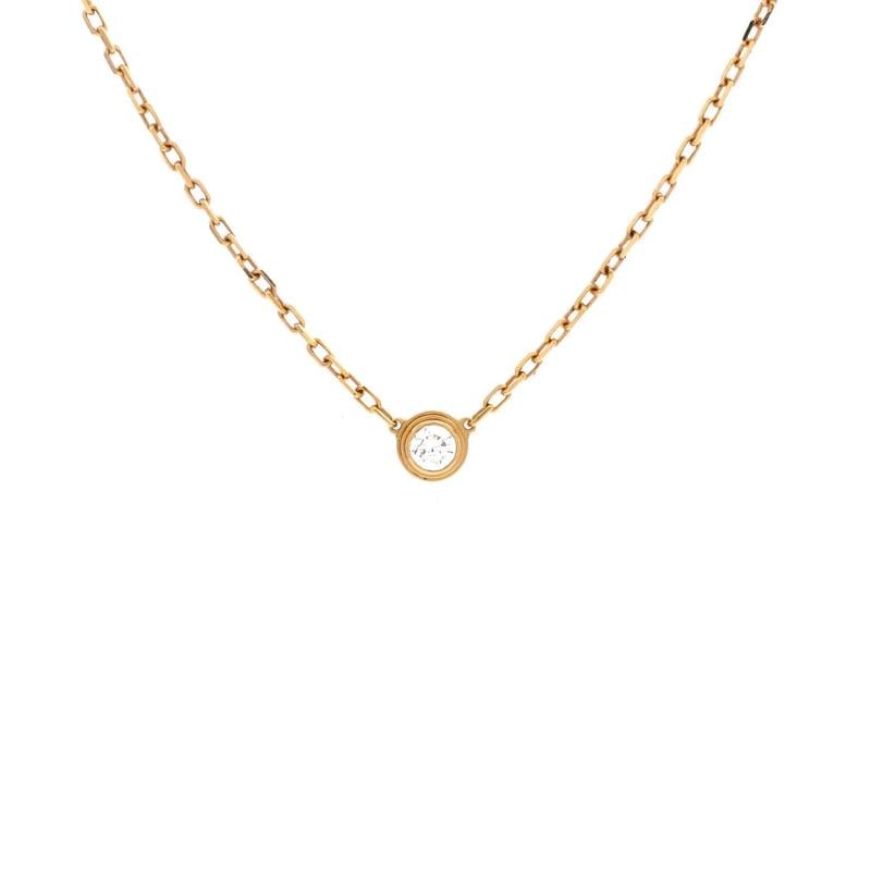 Cartier Cartier D'Amour Pendant Necklace 18K Yellow Gold and Diamond Small: Condition: Pre-owned - Good,Brand: Cartier,Main Stone: Diamond,Metal: 18K Yellow Gold,Metal Purity: 18K,Style: Pendant,Type: Necklace,Color: Yellow Gold,Material: 18K Yellow Gold, Diamond