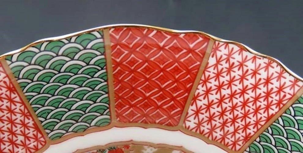 8 Japanese Arita Imari Peacock Porcelain Coupe Soup Bowls - 3